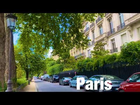Paris Walk🇫🇷     Avenue Foch,Paris France 4KHDR