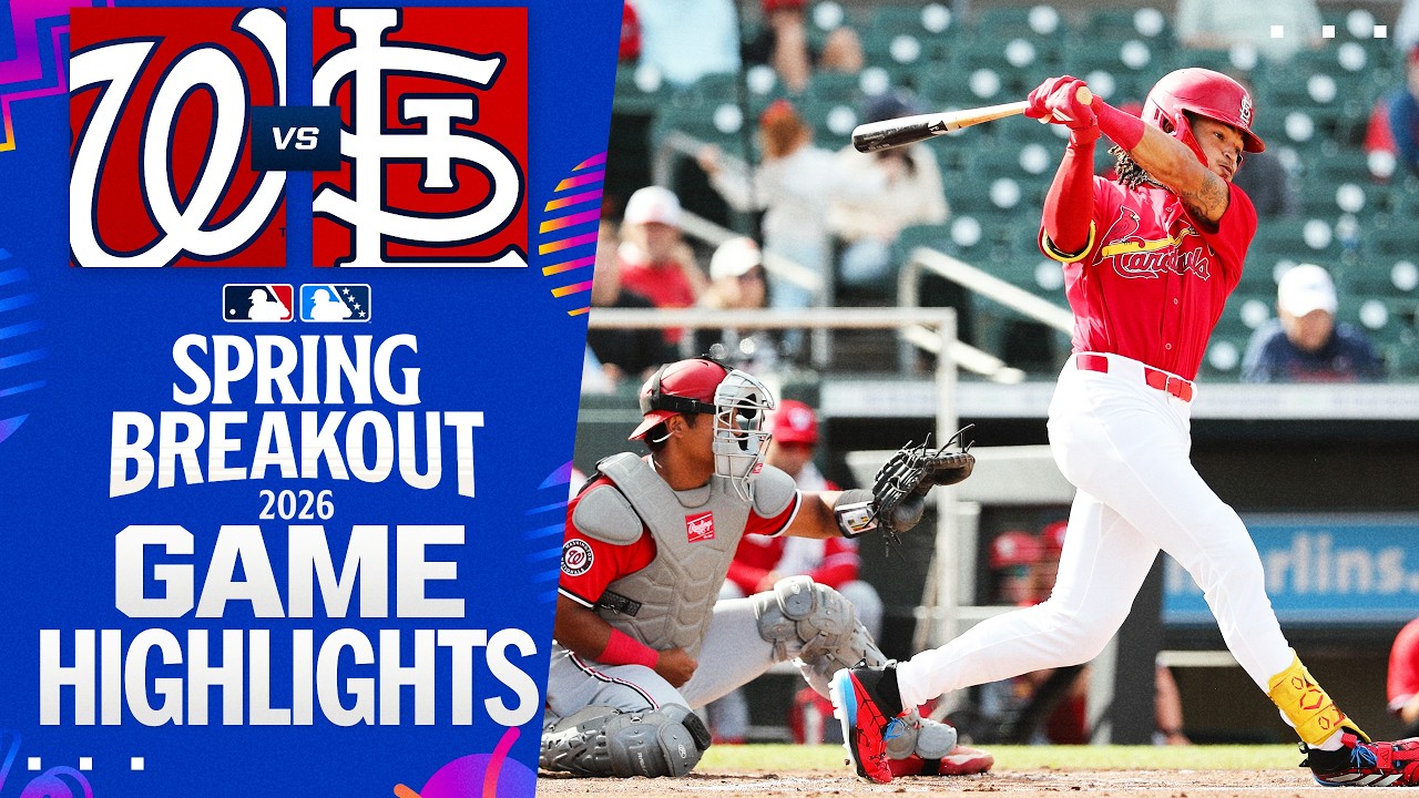 Nationals vs. Cardinals Spring Breakout Game Highlights (3/19/26) | MLB Highlights