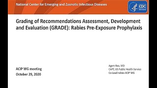 October 2020 ACIP Meeting - Pre-exposure prophylaxis schedule