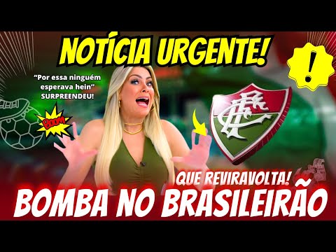 EXPLODIU NA MADRUGA! ESSA SURPREENDEU A TODOS! CHUPA RIVAL! FLU AGE RÁPIDO! TORCIDA VAI À LOUCURA!