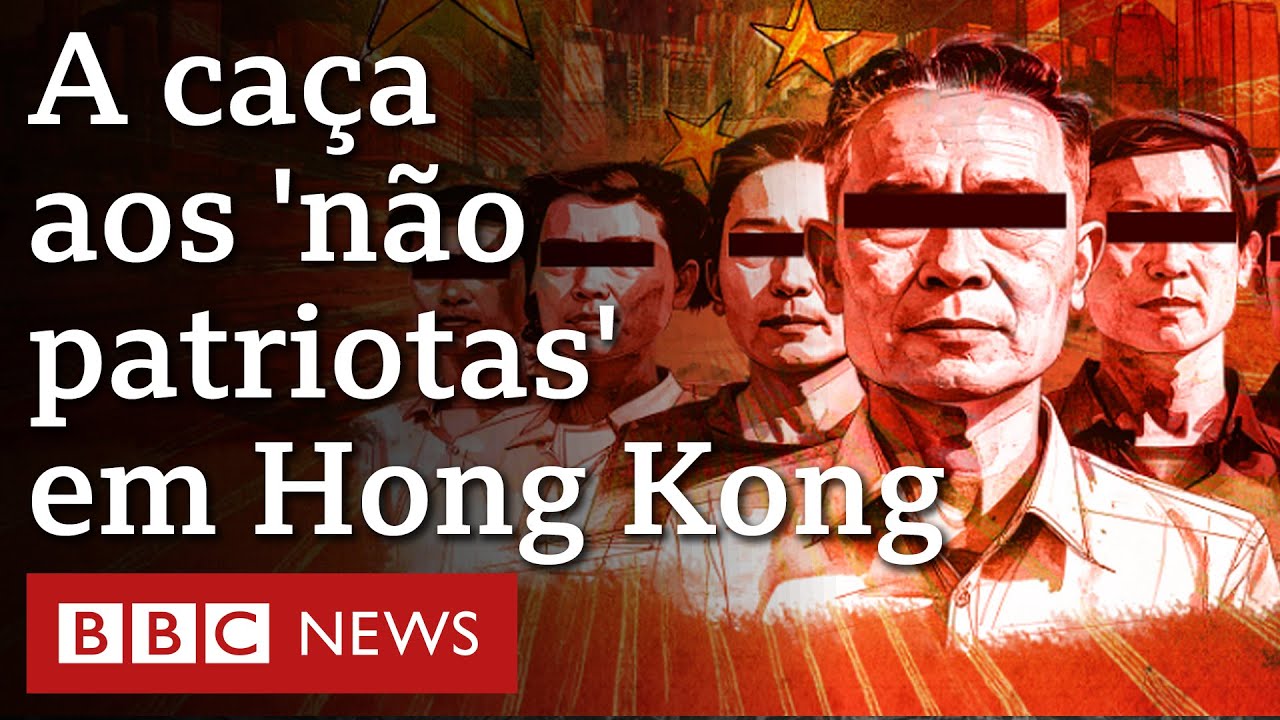 Os patriotas que denunciam 'atos anti-China' em Hong Kong