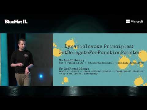 BlueHat IL 2020 - The Wover &Ruben Boonen - Staying # & Bringing Covert Injection Tradecraft to .NET