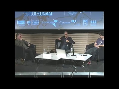 FICUNAM. Roee Rosen conversa con Eduardo Thomas y Jean-Pierre Rehm