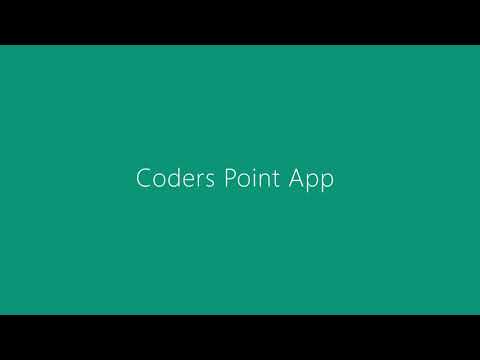 Demo video of Coders Point
