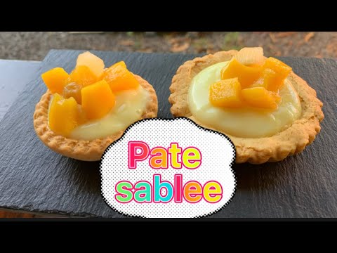 Pate sablee sans beurre tres facile a realiser