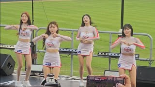 "LG치어리더 스테이씨-Bubble 공연"직관 무대