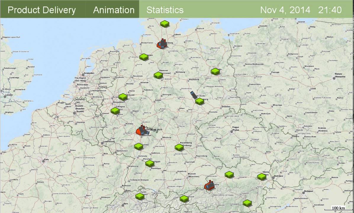 Supply Chain Simulation Software: AnyLogic Overview