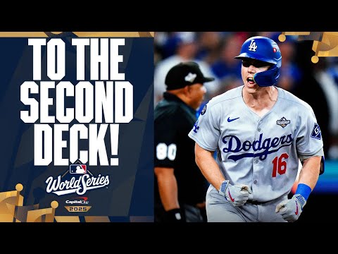 Will Smith CLOBBERS a go-ahead home run for the Dodgers! (Second deck in World Series Game 2 😳)