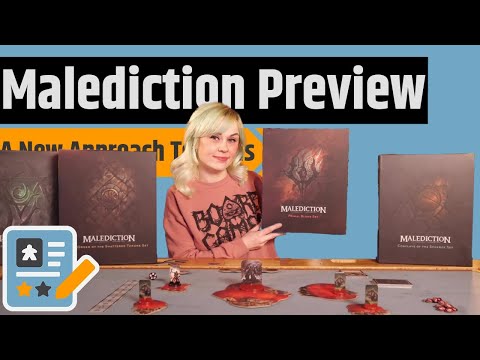 Malediction Preview - When Miniatures Meets Card Games