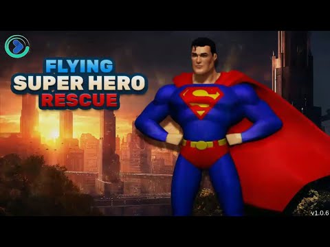 Grand Superhero Flying Robot City Rescue Mission - Flying Robot Grand City Rescue - Android Gameplay