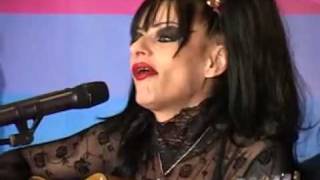 Nina Hagen - All You Fascists Bound To Lose by Woody Guthrie at the &quot;Uferlos&quot; press conference