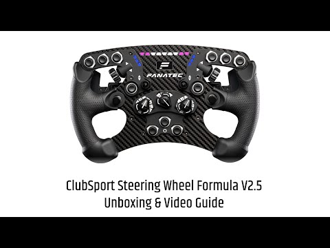 ClubSport Steering Wheel Formula V2.5 Unboxing & Video Guide
