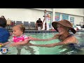 Asta 13 Months Enjoying Swim Float Swimming On July 22 2025