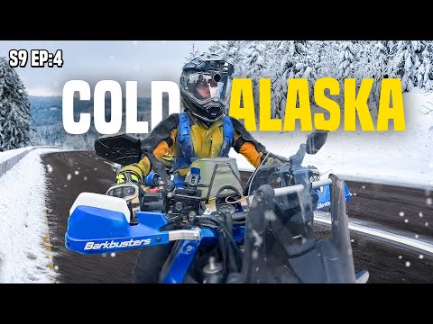 Riding Into the Frozen North of Alaska S9 EP 04 | Pakistan to Americas Motorcycle Tour