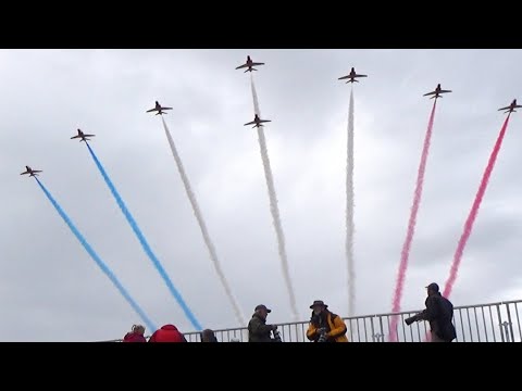 【Filiming without zoom in】RIAT 2023 RAF Red Arrows The Royal International Ait Tattoo