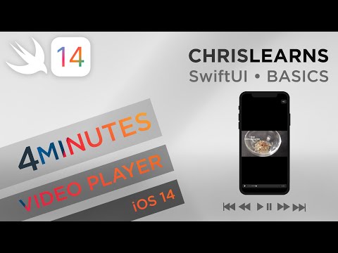 (2020) SwiftUI 2.0 - Video Player - iOS 14 - 4 minutes