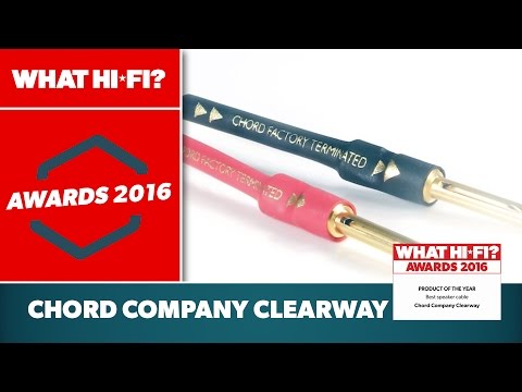 Best speaker cable 2016 - Chord Company Clearway