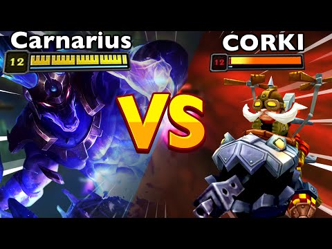 Rank 1 Nasus Bonks Corki Midlane in High Elo Season 13 | Carnarius | League of Legends