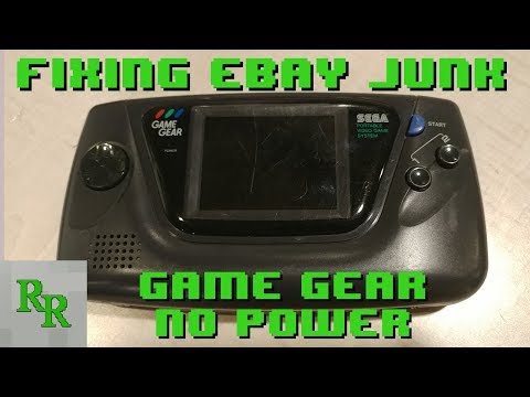 Game Gear - No Power - Fixing eBay Junk