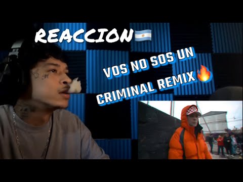 Reaccion a Vos No Sos Un Criminal Remix - EL MELLY x Fili Wey x Gonzalo Nawel x Yamir Antiman