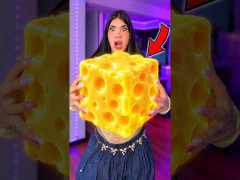 ¡Hicimos: El SQUISHY DE QUESO + GIGANTE Y TRANSPARENTE Con VASELINA!!!😱🧀
