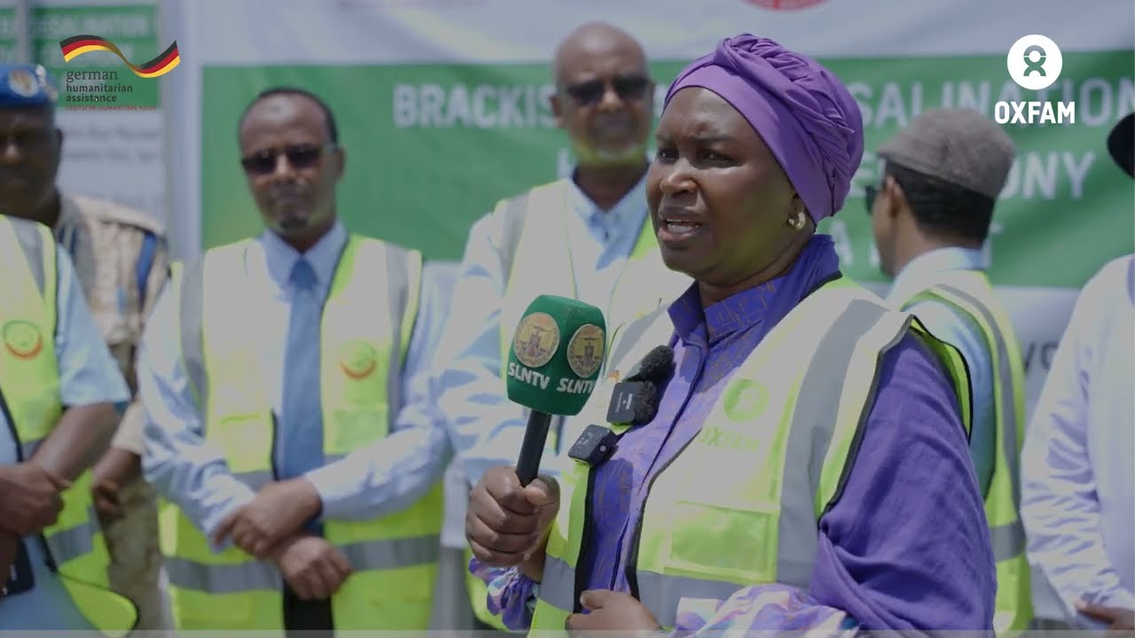 Oxfam and the Ministry of Water Resources received 4 GFFOfunded desalination plants at Berbera Port.