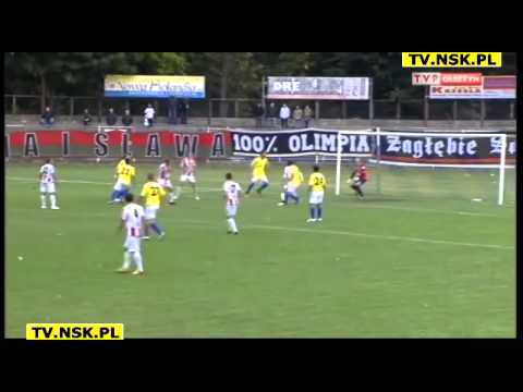 tv.nsk.pl 2012-09-22 II liga Olimpia Elbląg - Resovia Rzeszów 1-0 (1-0) bramka wywiady