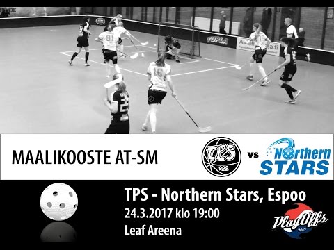 Maalikooste ATSM Play off puolivälierä TPS - Northern Stars 24.3.2017
