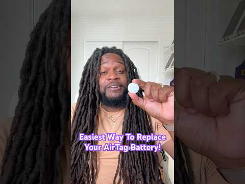 Easiest Way To Change Your AirTag Battery!