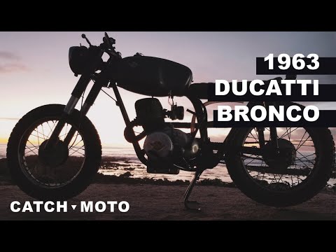 Monterey California on a 1963 Ducati Bronco