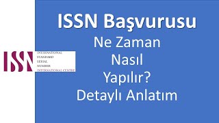 ISSN Başvurusu Nasıl Yapılır? Adım adım detaylı anlatım...