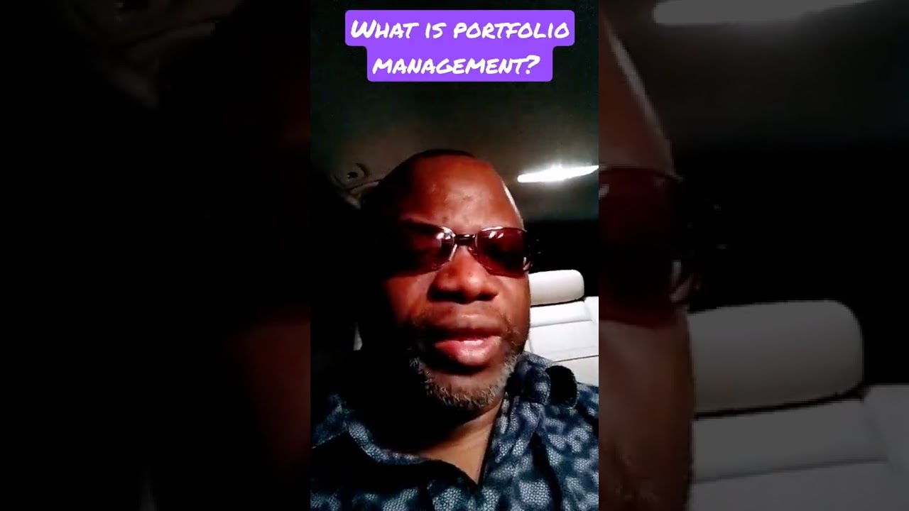 What is portfolio management?