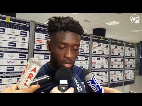 La réaction d'Enock Kwateng en zone mixte après Brest