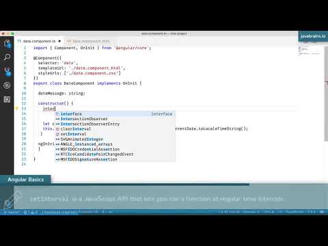 Angular 6 Basics 9 - Data binding and async