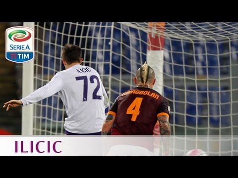 Il gol di Ilicic -Roma - Fiorentina 4-1 - Giornata 28 - Serie A TIM 2015/16