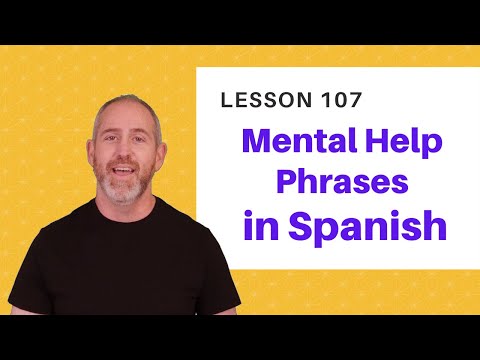 Mental Help Phrases in Spanish | The Language Tutor *Lesson 107*