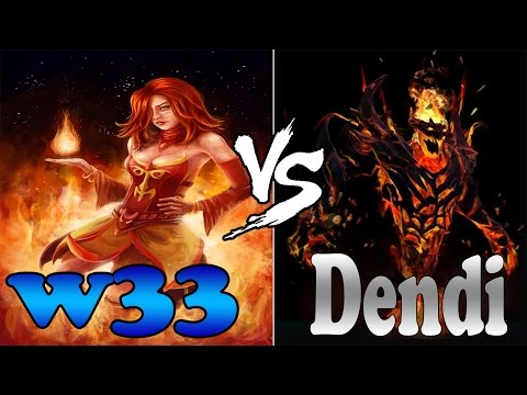 Dota 2 - w33 vs Dendi - Europe Elite League!