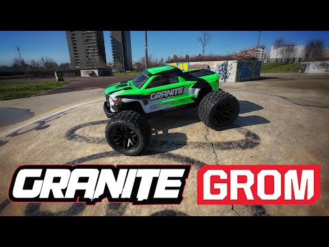 2040 RC - Arrma 1/18 Granite GROM brushless 3s: first run & impressions @ Quarto skatepark