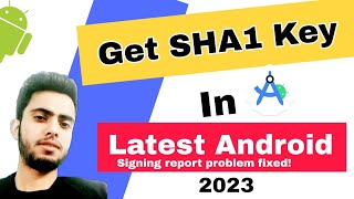 Generate SHA1 Key In Latest Android Studio 4.2.1  2021| #SigningReport not showing Solved #SHA1