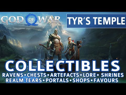 God of War - Tyr's Temple All Collectible Locations (Ravens, Chests, Artefacts, Shrines) - 100%