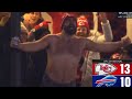 Jason Kelce GOES CRAZY After Travis Kelce Touchdown 🤣 Chiefs vs Bills Playoff Highlights