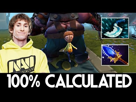 Dendi [Pudge] 100% CALCULATED with Scepter Dagger ft Zai Xcalibur VS Pub EU DOTA2
