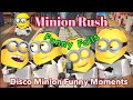 Minion Rush Funny Fails With Disco Minion Funny Moments Minion Rush Funny Video