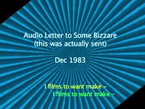 Thomas Frenzi - Letter to Some Bizzare (1983)