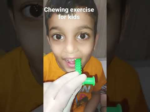 chewing exercise for kids , agar aapke bache ko khana chabane mai dikat hai