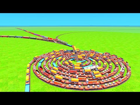  THREE TRAINS ON ONE TRACK BACK TO BACK BUMPY CROSSING AND RICKY CROSSING | Train Simulator|