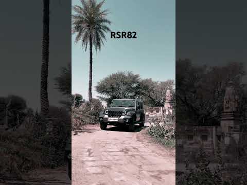 thar roxx RSR82 ka mahol dekhe kaisi lagi😍🔥VIP no. Ke sath #mahaindrathar #tharroxx #thar