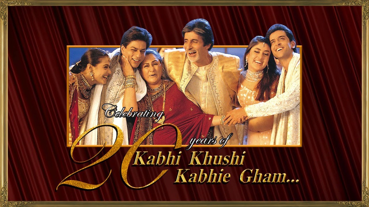 Miniature de la vidéo Happy #20YearsOfK3G, from us to you | Karan Johar | Amitabh, Jaya, Shahrukh, Kajol, Hrithik, Kareena du film La famille indienne