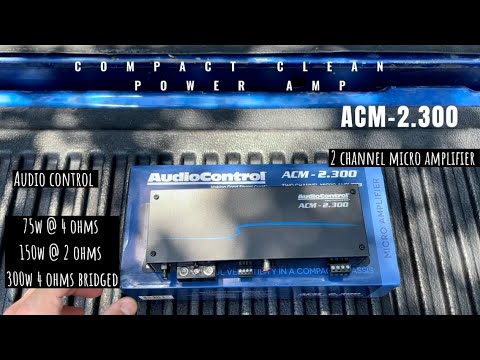 AUDIO CONTROL ACM-2.300 COMPACT 2 CHANNEL AMPLIFIER
