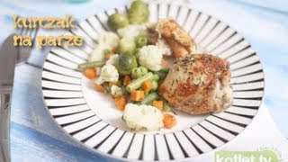 Kurczak na parze z marchewką szybki obiad- Kotlet.TV